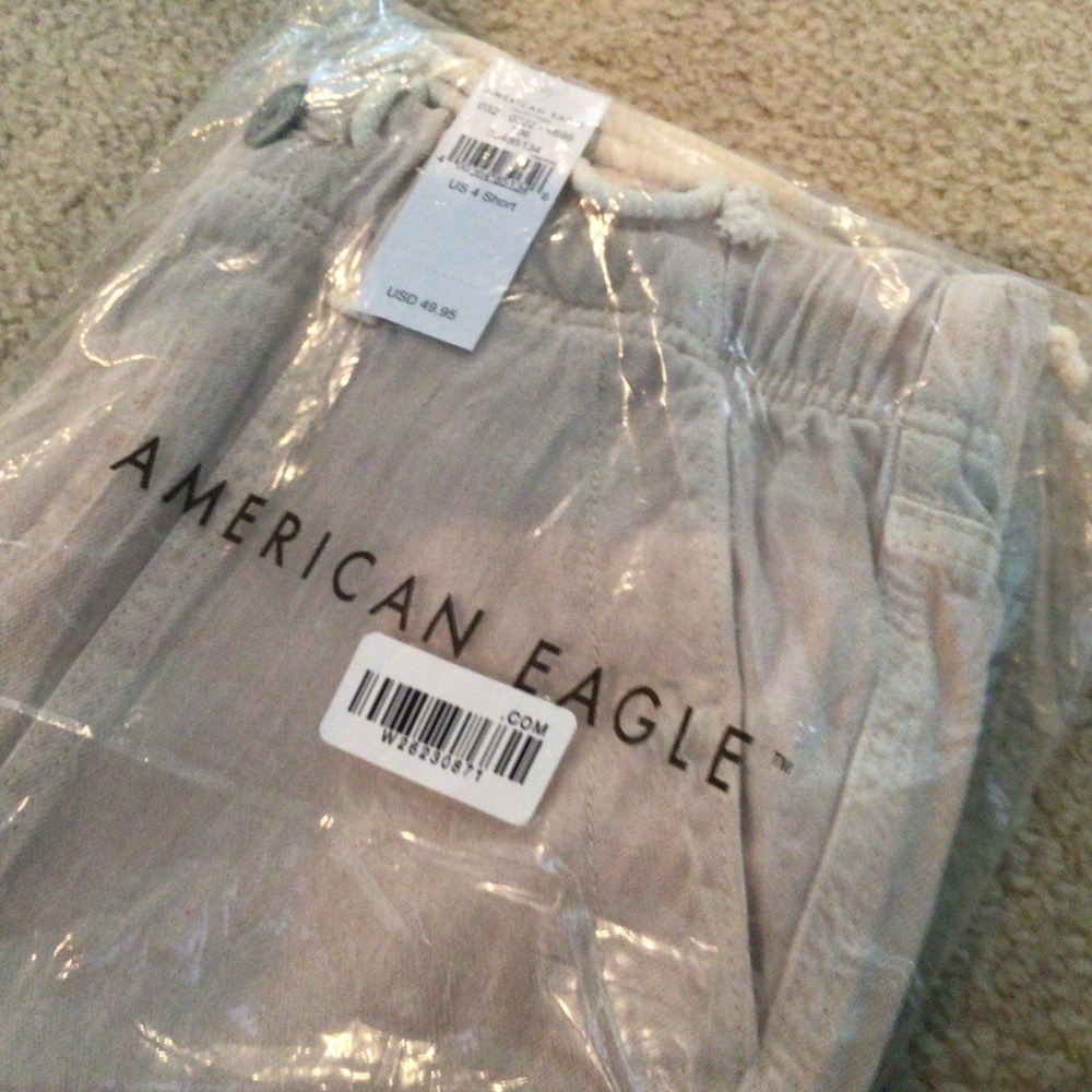 Ae tan cargo pants